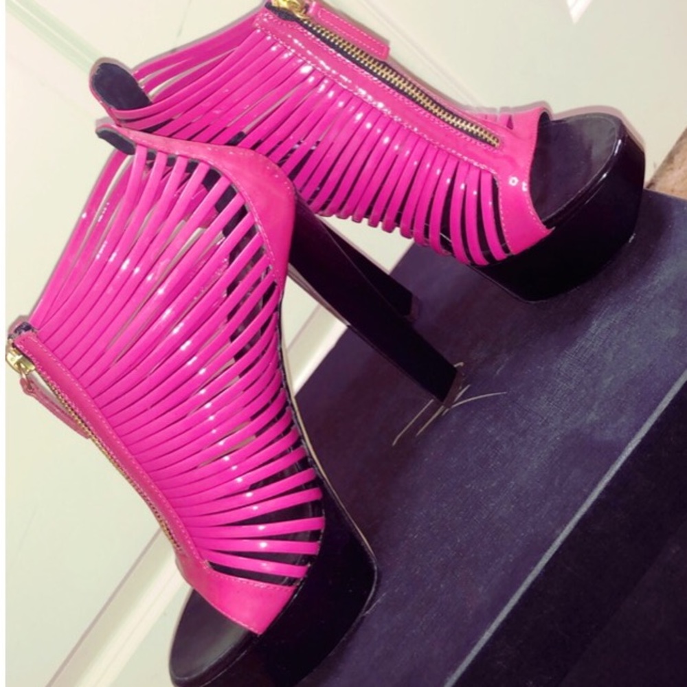Giuseppe Zanotti platform PINK